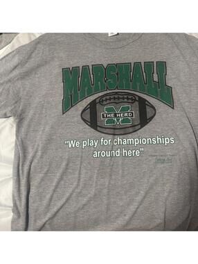 Vintage Marshall Men's Grey Shirt